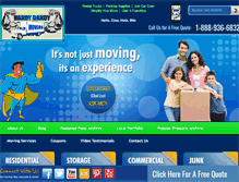 Tablet Screenshot of handydandymoving.com